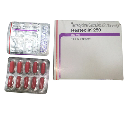 Antibiotics Resteclin 250 mg Sumycin Abbott