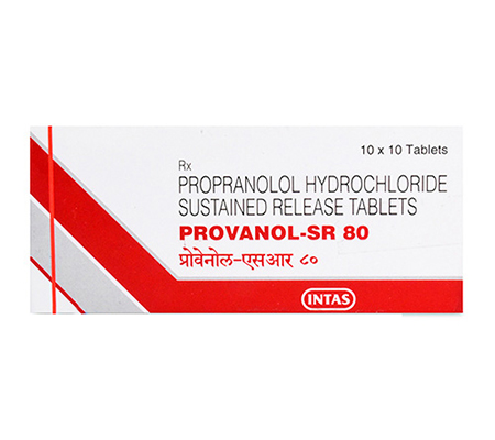 Blood Pressure Provanol SR 80 mg Inderal Intas