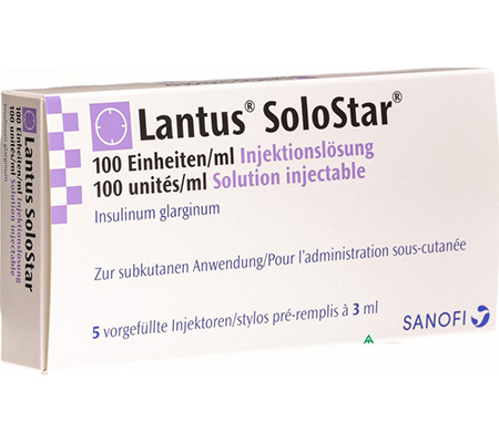 Diabetes Lantus SoloStar 100 iu Lantus Sanofi-Aventis