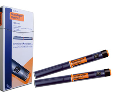 Diabetes NovoRapid FlexPen 100 iu NovoRapid Novo Nordisk