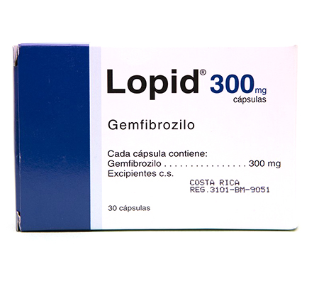 Cholesterol Lopid 300 mg Lopid Pfizer