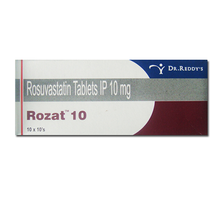 Cholesterol Rozat 10 mg Crestor Dr. Reddy's