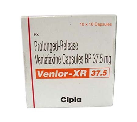 Antidepressants Venlor XR 37.5 mg Effexor Cipla