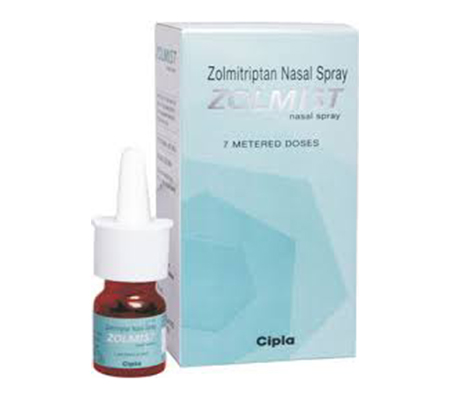 Pain Management Zolmist Nasal Spray 5 mg Zomig Cipla
