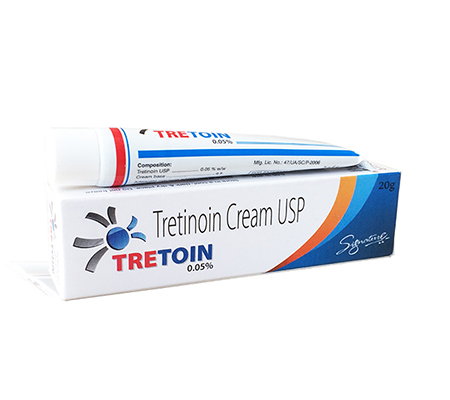 Acne and Skin Care Tretoin Cream 0.05% Retin-A HAB Pharma