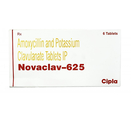 Antibiotics Novaclav 625 mg Augmentin Cipla