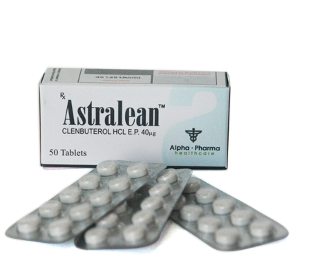 Asthma Astralean 40 mcg Clenbuterol Alpha-Pharma