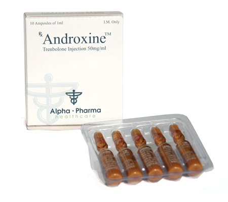 Injectable Steroids Androxine 50 mg Trenbolone Suspension Alpha-Pharma
