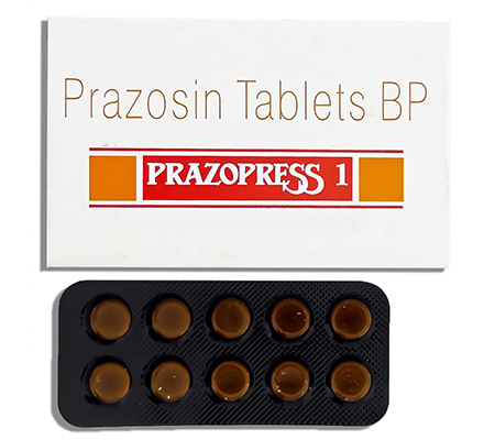 Blood Pressure Prazopress 1 mg Minipress Sun Pharma