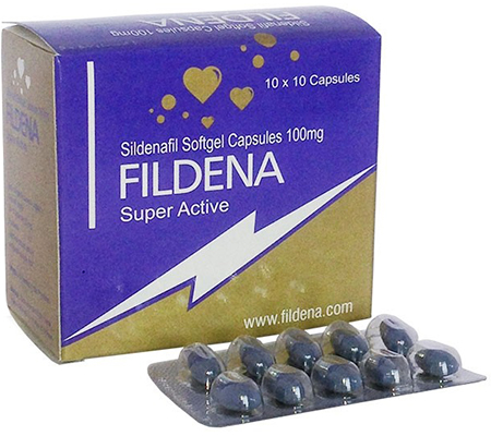 Erectile Dysfunction Fildena Super Active 100 mg Viagra Fortune Healthcare