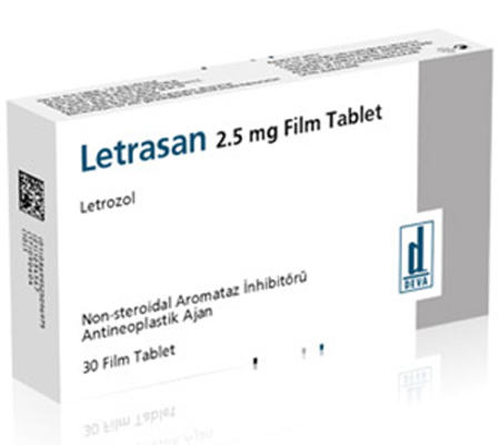Antiestrogens Letrasan 2.5 mg Femara Deva