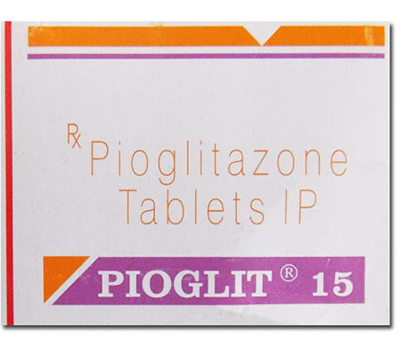 Diabetes Pioglit 15 mg Actos Sun Pharma