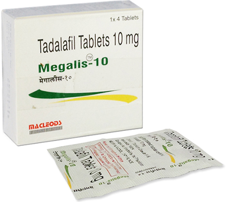Erectile Dysfunction Megalis 10 mg Cialis Macleods