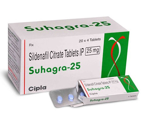 Erectile Dysfunction Suhagra 25 mg Viagra Cipla