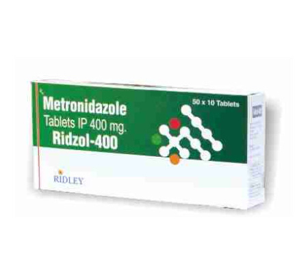 Antibiotics Ridzol 400 mg Flagyl Ridley Lifescience