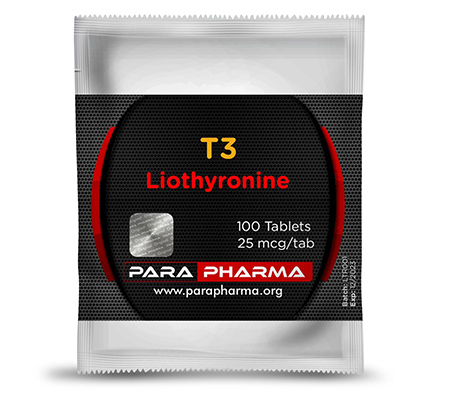 Thyroid T3 25 mcg T3, Tiromel, Cytomel Para Pharma