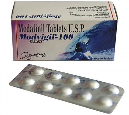 Stay-awake Modvigil 100 mg Provigil Signature Pharmaceuticals