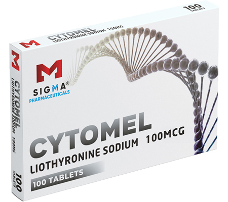 Thyroid Cytomel 100 mcg T3, Tiromel, Cytomel Sigma Pharmaceuticals