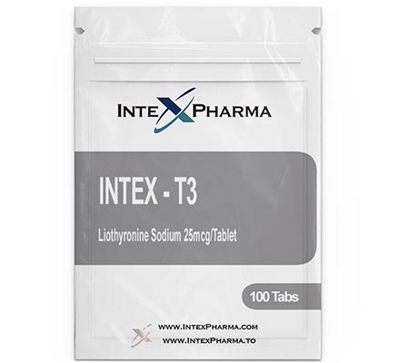 Thyroid INTEX-T3 25 mcg T3, Tiromel, Cytomel Intex Pharma